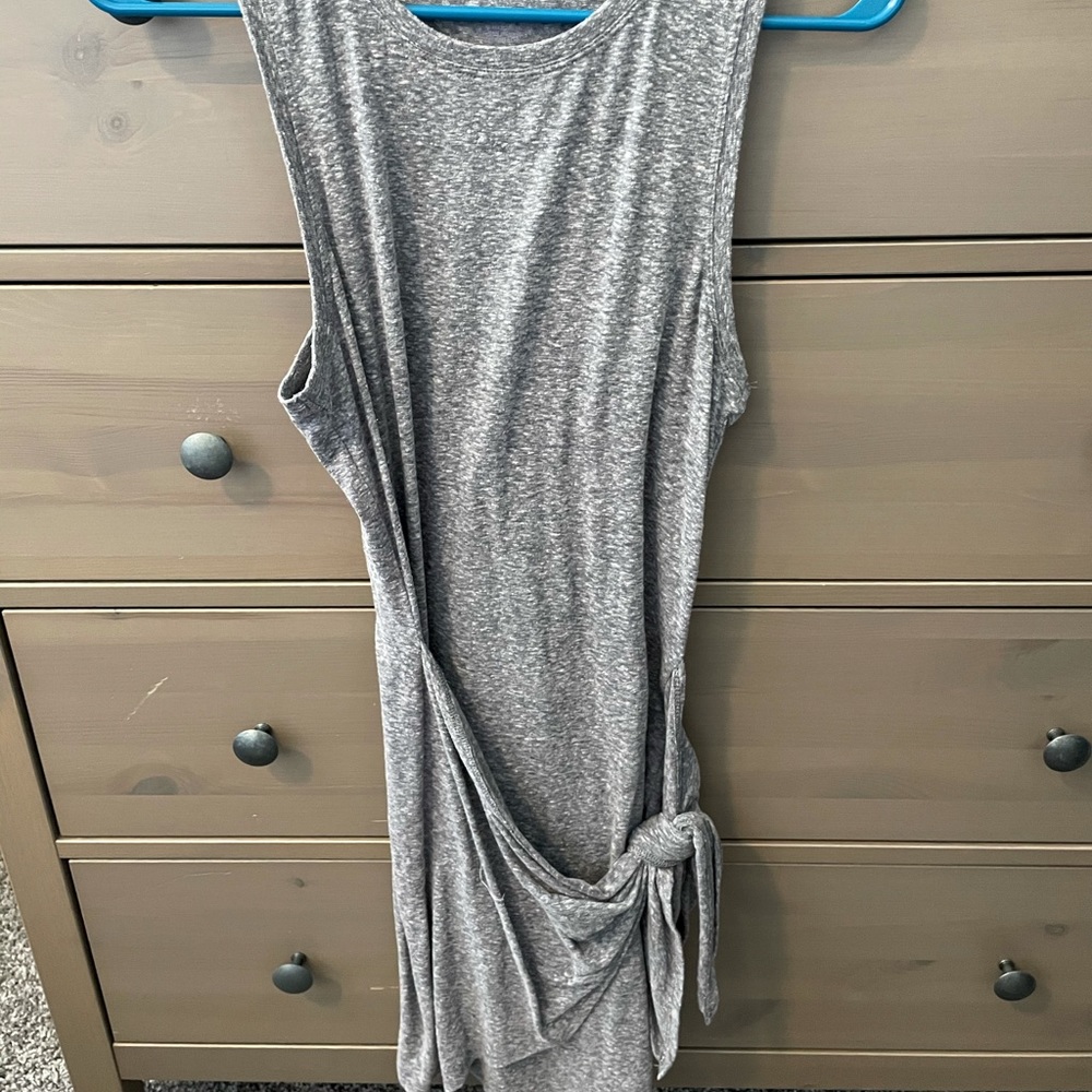 Grey Aerie body con with tie detail